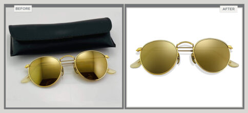 Fashionable Sunglasses Cutout