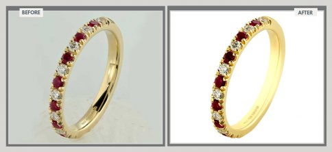 Bangle Cutout and Retouching