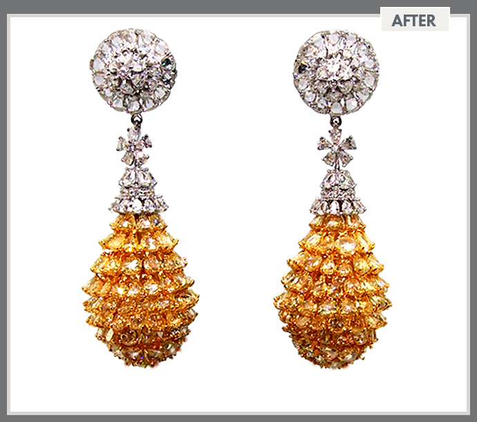 Golden Earring Cutout and Retouching