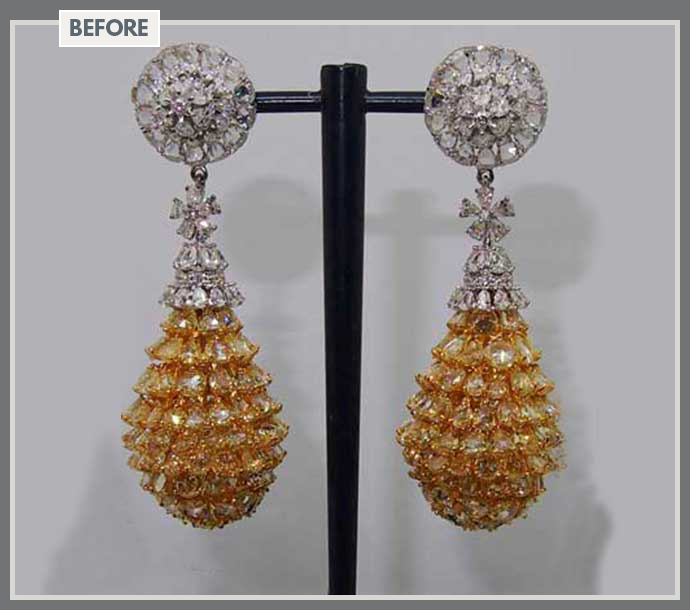 Golden Earring Cutout and Retouching