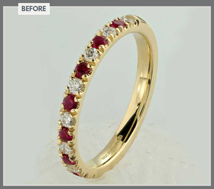 Bangle Cutout and Retouching