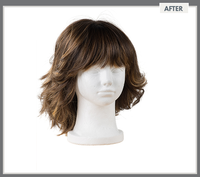 Lace Wig Cutout and Retouching