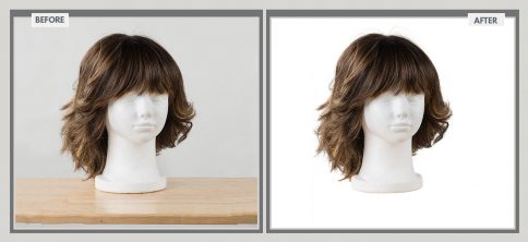 Lace Wig Cutout and Retouching