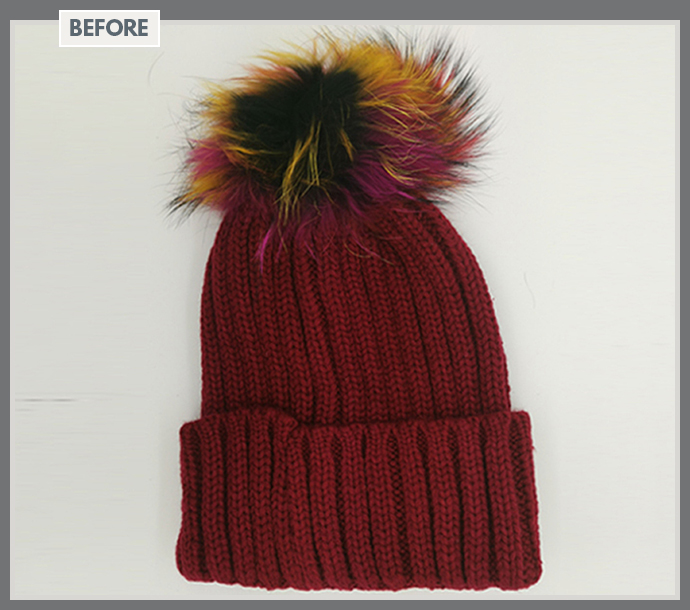 Knit Cap Cutout and Retouching