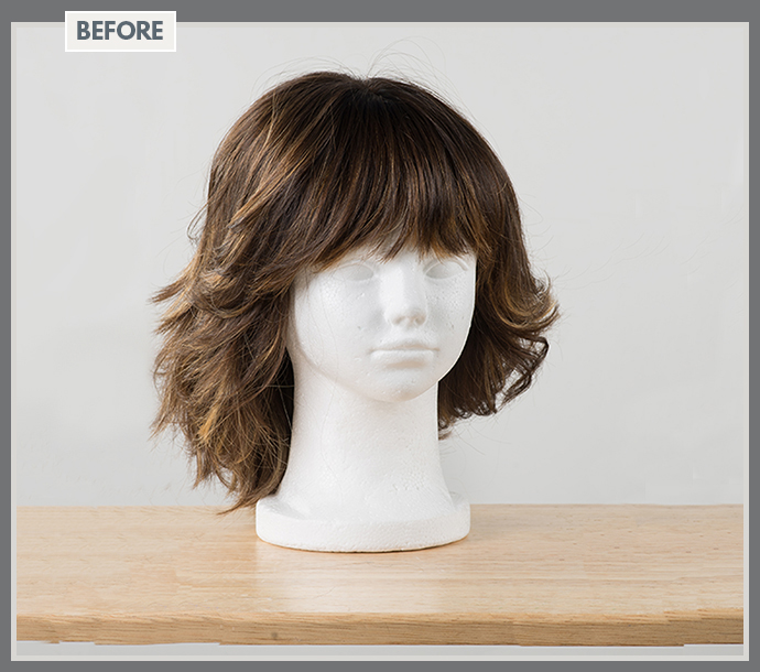 Lace Wig Cutout and Retouching
