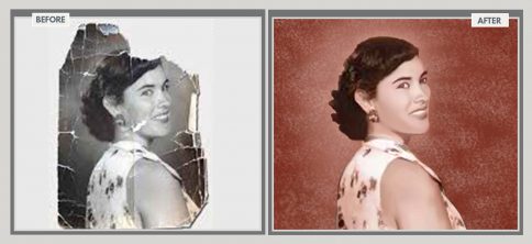 Female Old Photo Repair