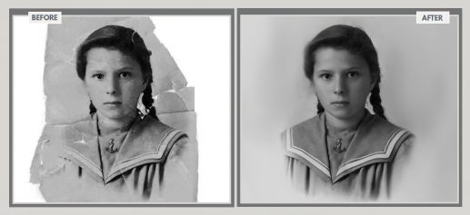 Black And white Old Photo Repair