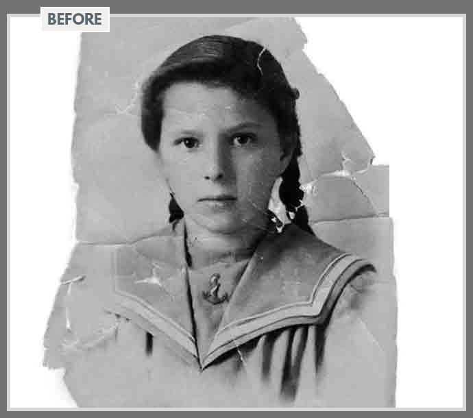 Black And white Old Photo Repair