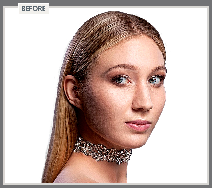 Model Photo Cutout and Retouching