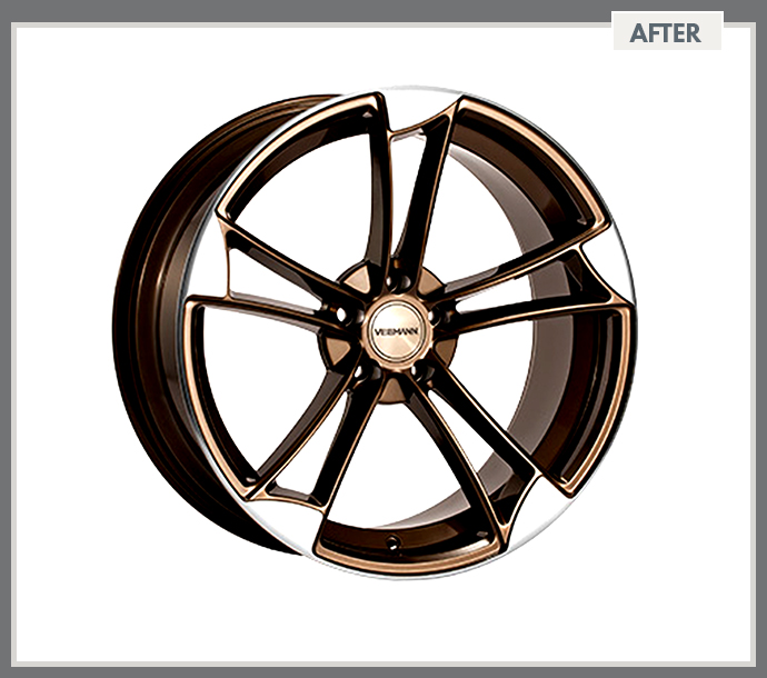 Monoblock Wheel Retouching