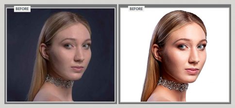 Model Photo Cutout and Retouching