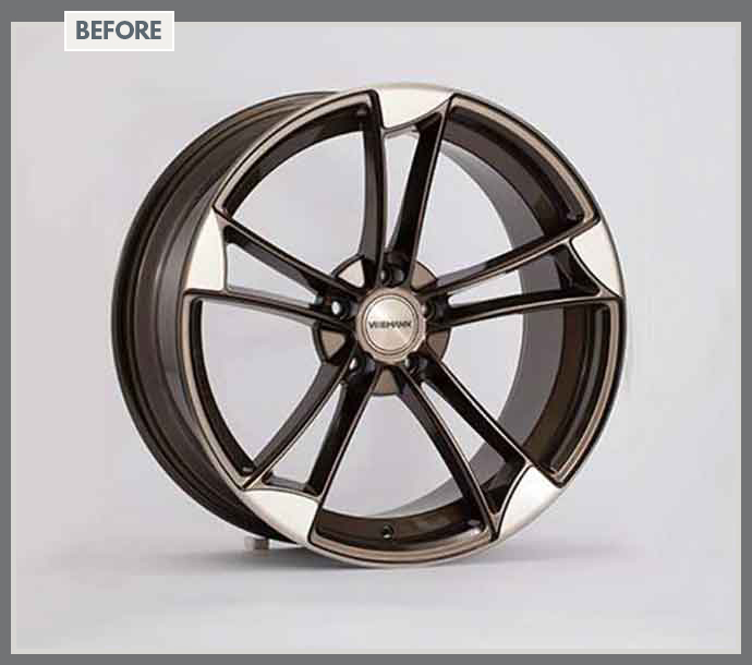 Monoblock Wheel Retouching